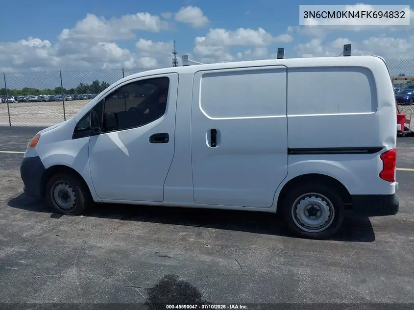 2015 Nissan Nv200 S VIN: 3N6CM0KN4FK694832 Lot: 45590047