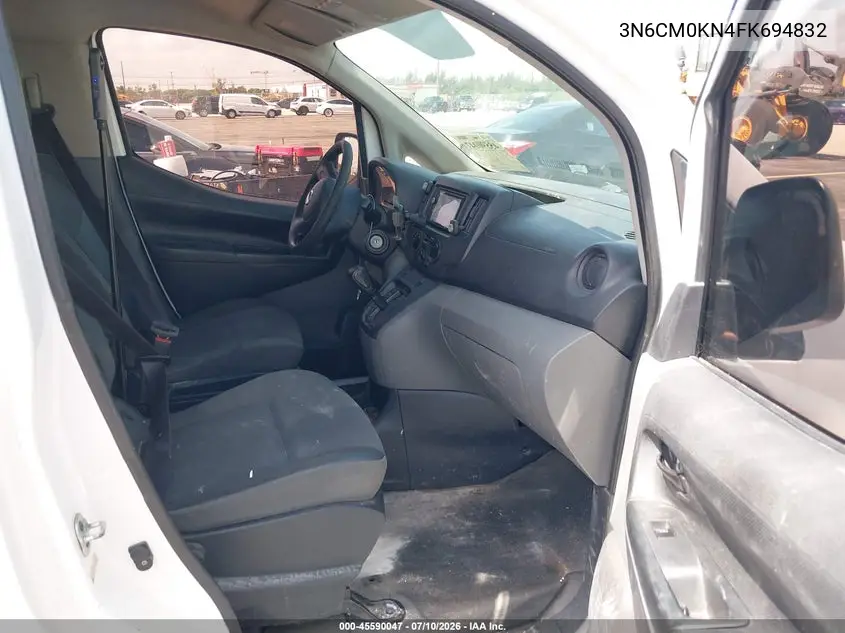 2015 Nissan Nv200 S VIN: 3N6CM0KN4FK694832 Lot: 45590047