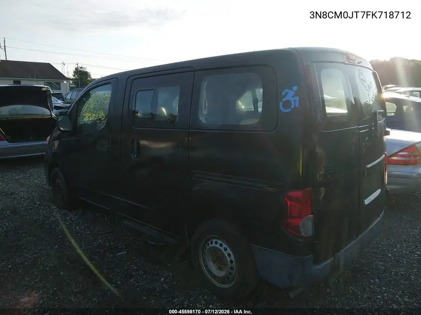 2015 Nissan Nv200 Taxi VIN: 3N8CM0JT7FK718712 Lot: 45598170