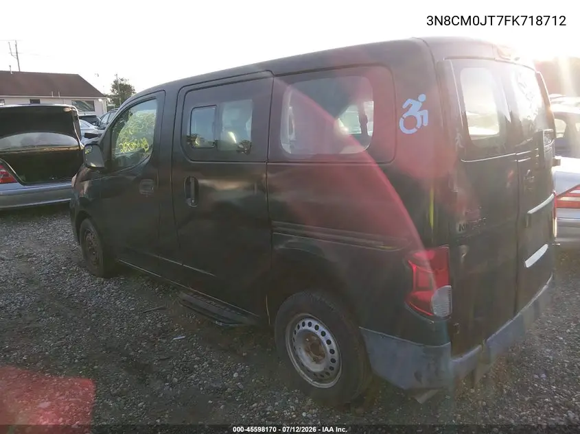 2015 Nissan Nv200 Taxi VIN: 3N8CM0JT7FK718712 Lot: 45598170