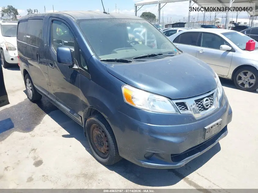 2015 Nissan Nv200 Sv VIN: 3N6CM0KN3FK700460 Lot: 45632167