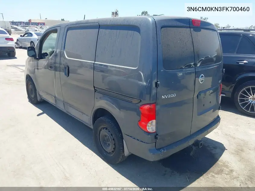 2015 Nissan Nv200 Sv VIN: 3N6CM0KN3FK700460 Lot: 45632167