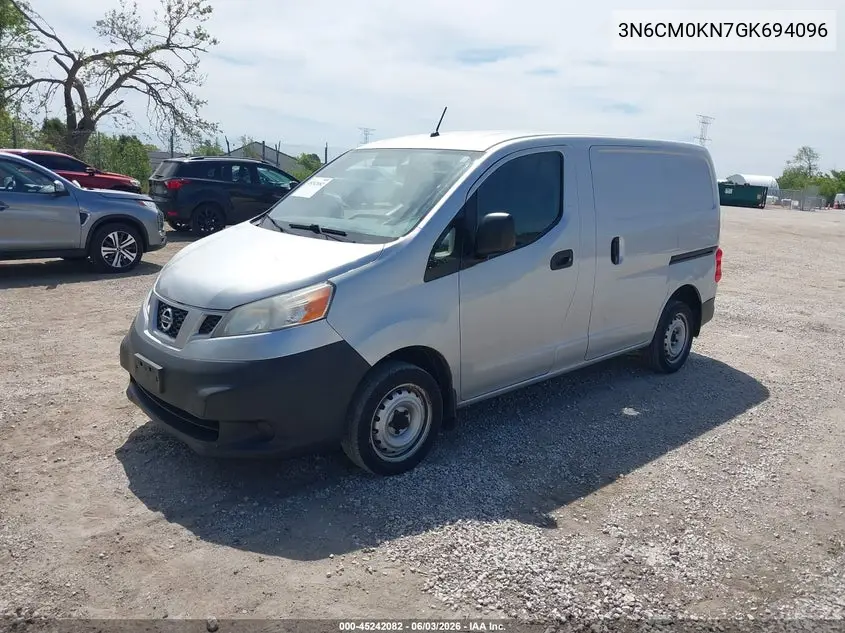 2016 Nissan Nv200 Sv VIN: 3N6CM0KN7GK694096 Lot: 45242082