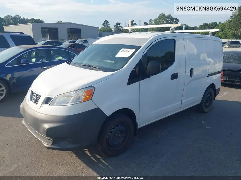 2016 Nissan Nv200 Sv VIN: 3N6CM0KN8GK694429 Lot: 45478557