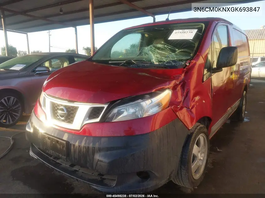 2016 Nissan Nv200 Sv VIN: 3N6CM0KNXGK693847 Lot: 45498238