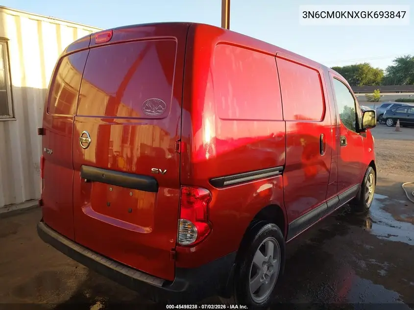 2016 Nissan Nv200 Sv VIN: 3N6CM0KNXGK693847 Lot: 45498238