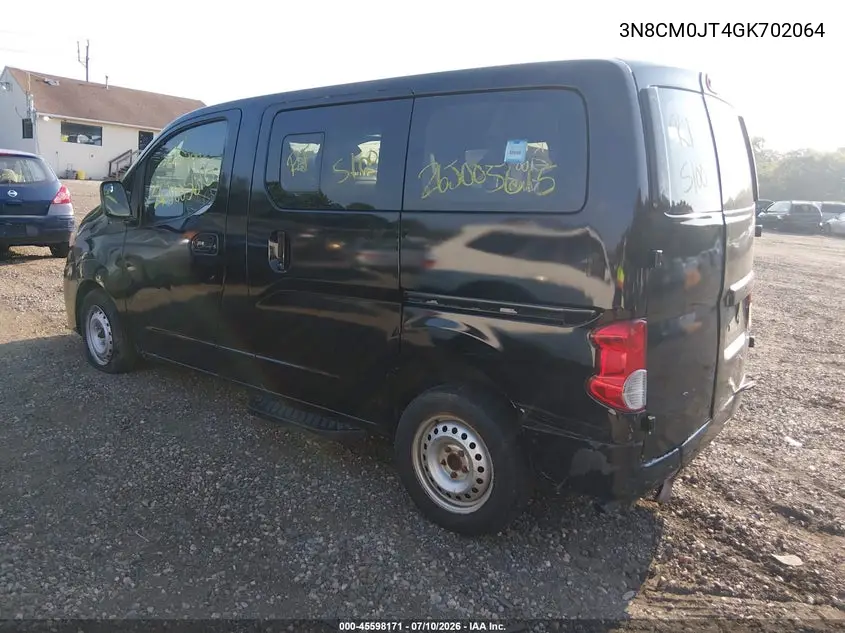 2016 Nissan Nv200 Taxi VIN: 3N8CM0JT4GK702064 Lot: 45598171