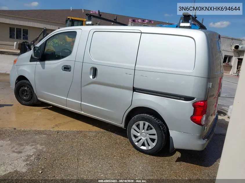 2017 Nissan Nv200 Sv VIN: 3N6CM0KNXHK694644 Lot: 45032403
