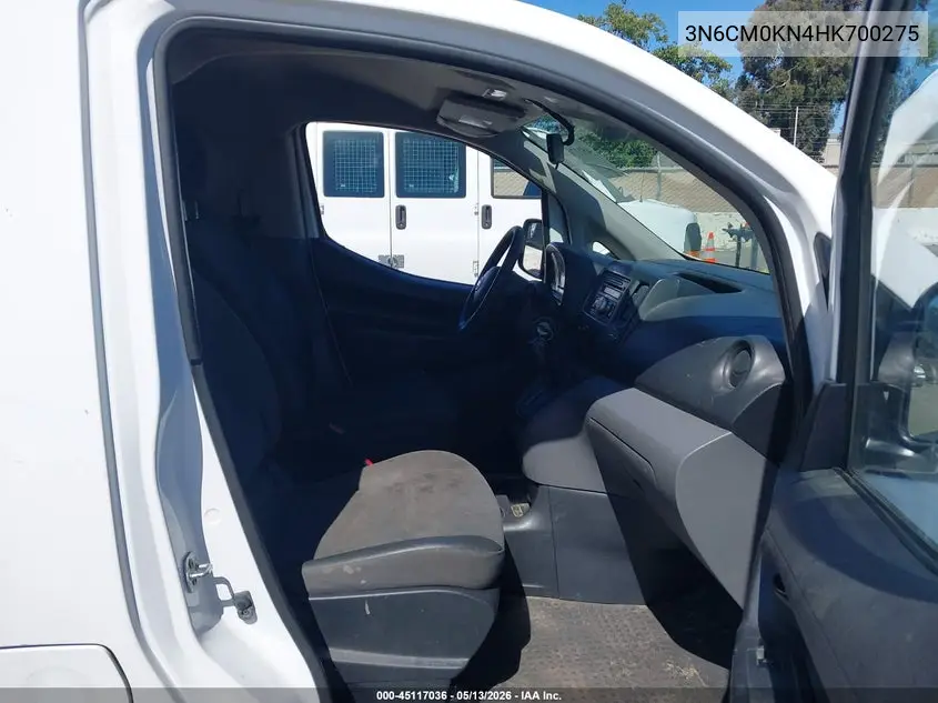 2017 Nissan Nv200 S VIN: 3N6CM0KN4HK700275 Lot: 45117036