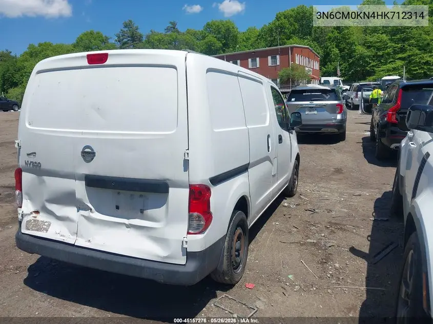 2017 Nissan Nv200 S VIN: 3N6CM0KN4HK712314 Lot: 45157276