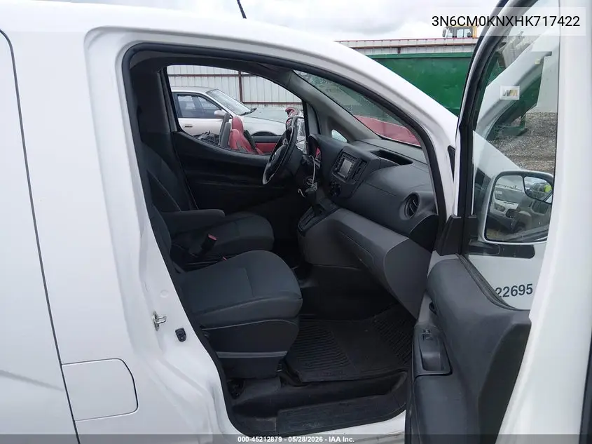 2017 Nissan Nv200 Sv VIN: 3N6CM0KNXHK717422 Lot: 45212879