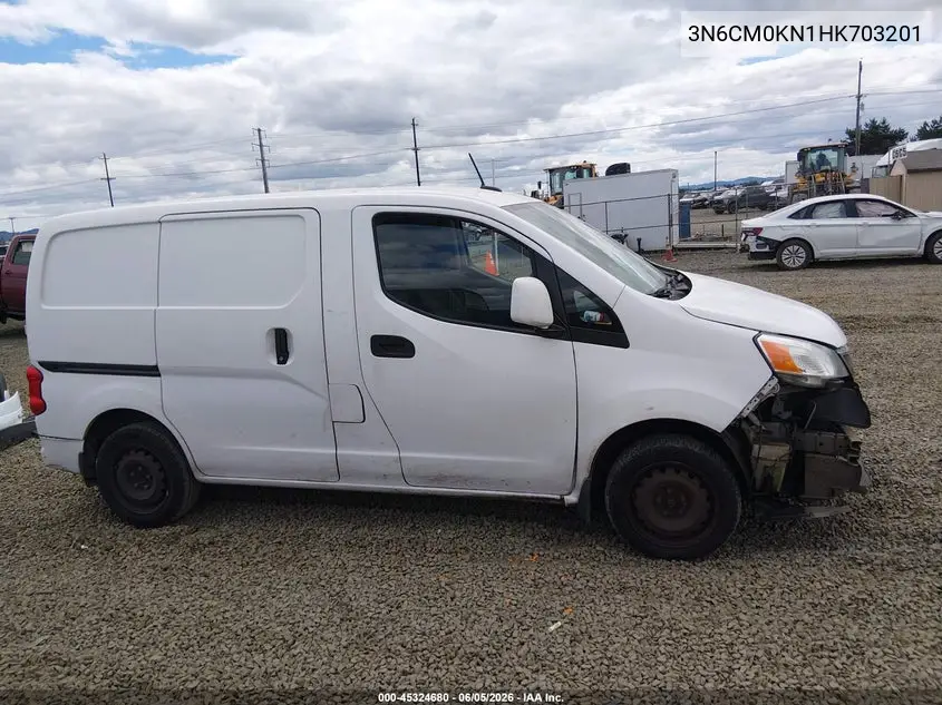 2017 Nissan Nv200 Sv VIN: 3N6CM0KN1HK703201 Lot: 45324680