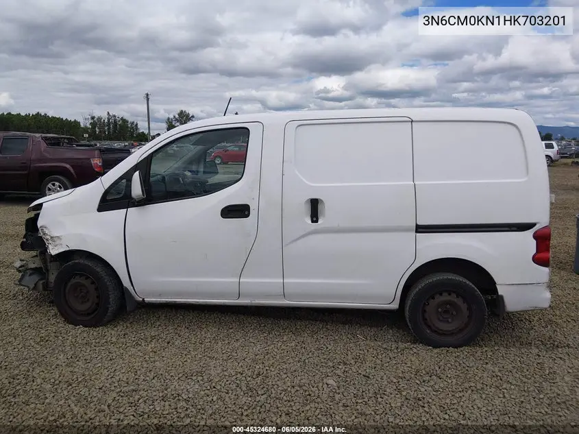 2017 Nissan Nv200 Sv VIN: 3N6CM0KN1HK703201 Lot: 45324680