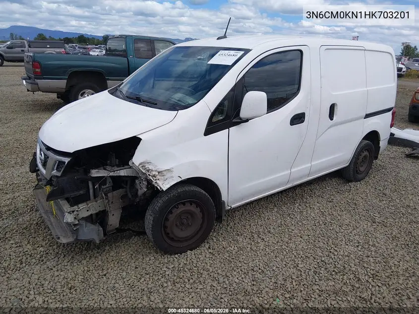 2017 Nissan Nv200 Sv VIN: 3N6CM0KN1HK703201 Lot: 45324680