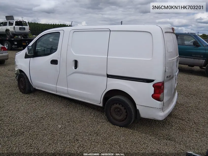 2017 Nissan Nv200 Sv VIN: 3N6CM0KN1HK703201 Lot: 45324680