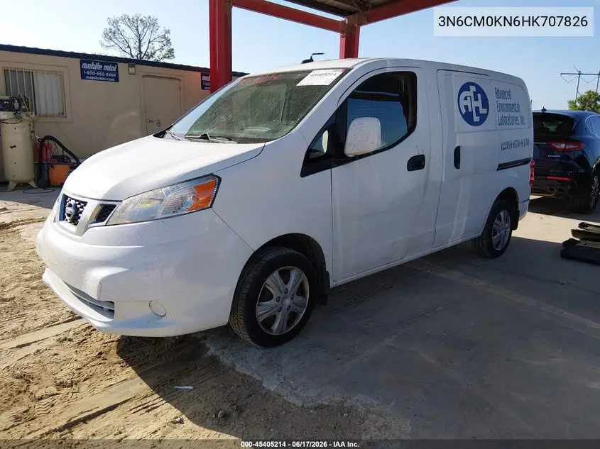 2017 Nissan Nv200 Sv VIN: 3N6CM0KN6HK707826 Lot: 45405214