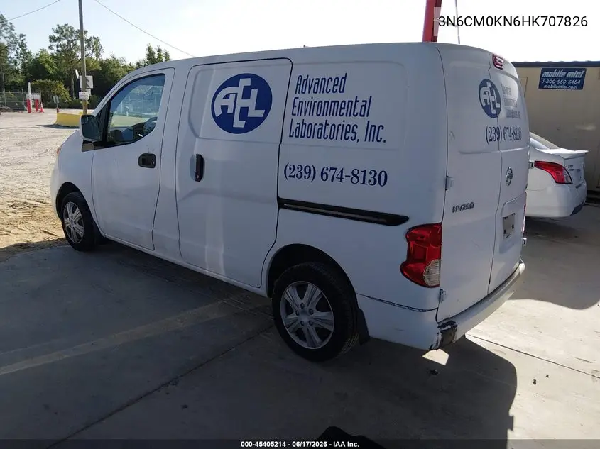 2017 Nissan Nv200 Sv VIN: 3N6CM0KN6HK707826 Lot: 45405214