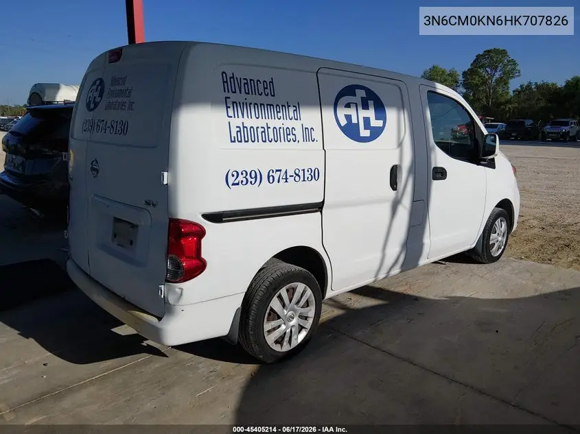 2017 Nissan Nv200 Sv VIN: 3N6CM0KN6HK707826 Lot: 45405214
