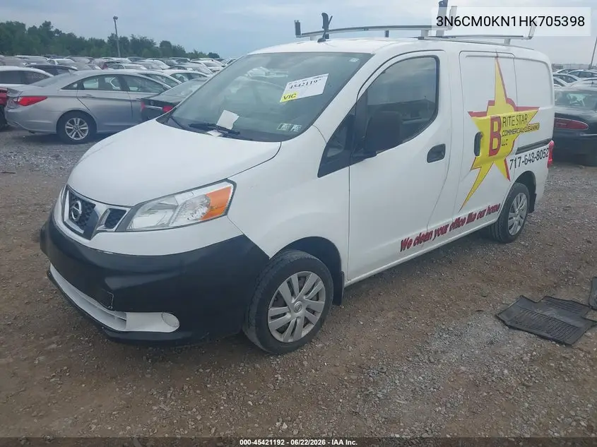 2017 Nissan Nv200 Sv VIN: 3N6CM0KN1HK705398 Lot: 45421192