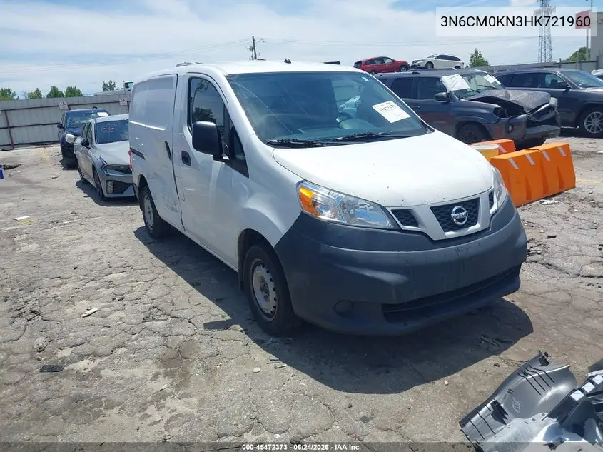 2017 Nissan Nv200 S VIN: 3N6CM0KN3HK721960 Lot: 45472373
