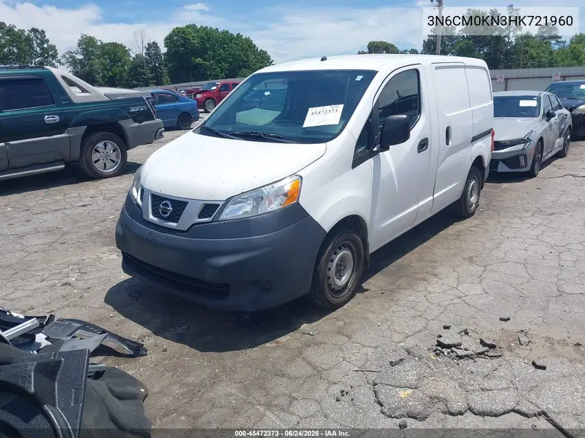 2017 Nissan Nv200 S VIN: 3N6CM0KN3HK721960 Lot: 45472373
