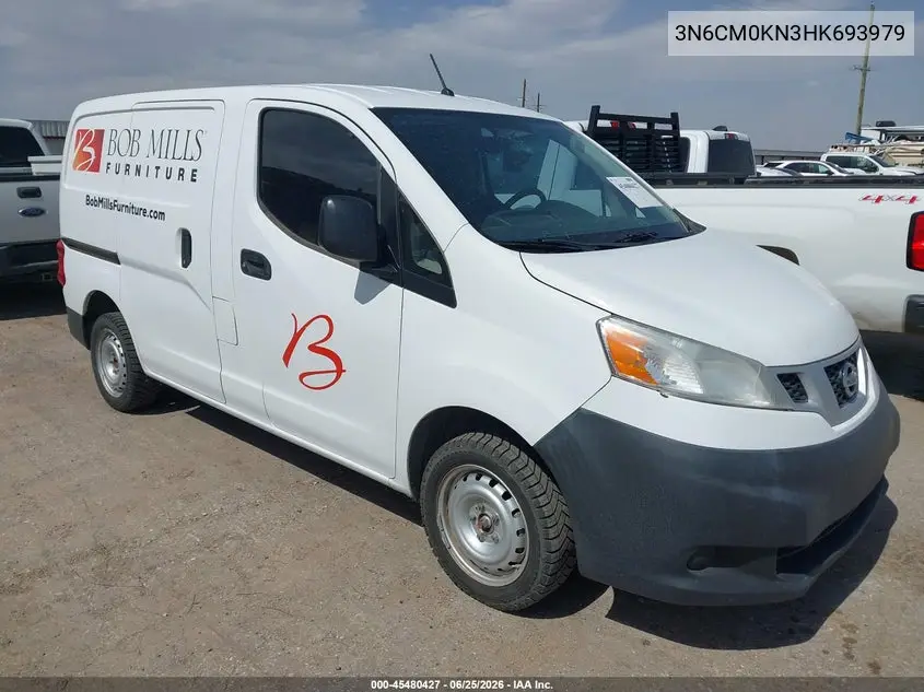 2017 Nissan Nv200 S VIN: 3N6CM0KN3HK693979 Lot: 45480427