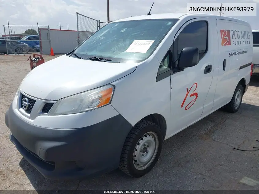 2017 Nissan Nv200 S VIN: 3N6CM0KN3HK693979 Lot: 45480427