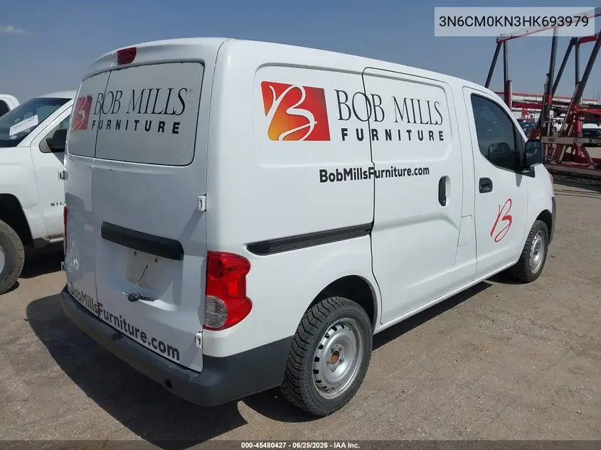 2017 Nissan Nv200 S VIN: 3N6CM0KN3HK693979 Lot: 45480427