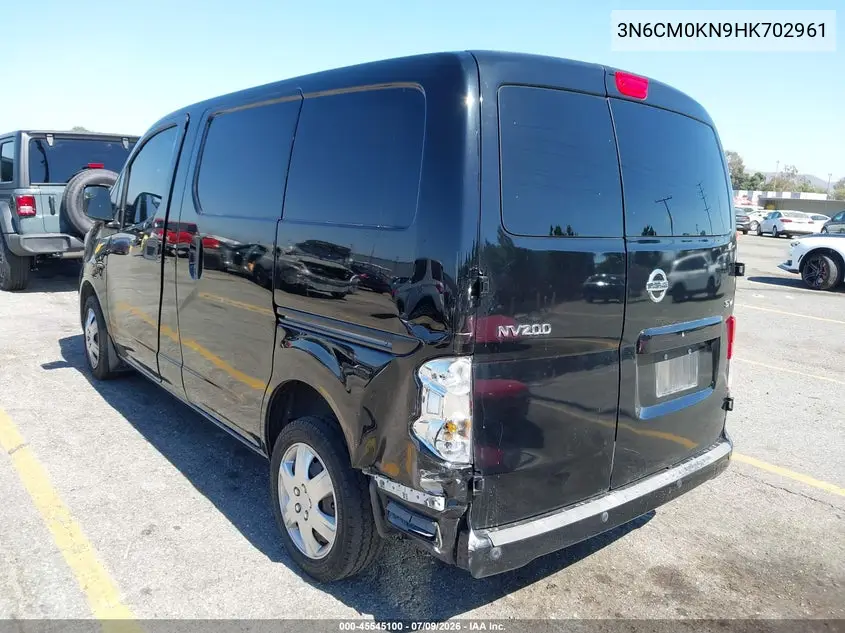 2017 Nissan Nv200 Sv VIN: 3N6CM0KN9HK702961 Lot: 45545100