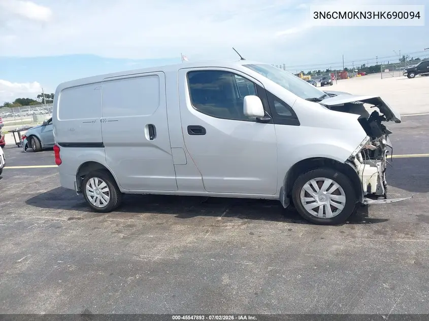 2017 Nissan Nv200 Sv VIN: 3N6CM0KN3HK690094 Lot: 45547893
