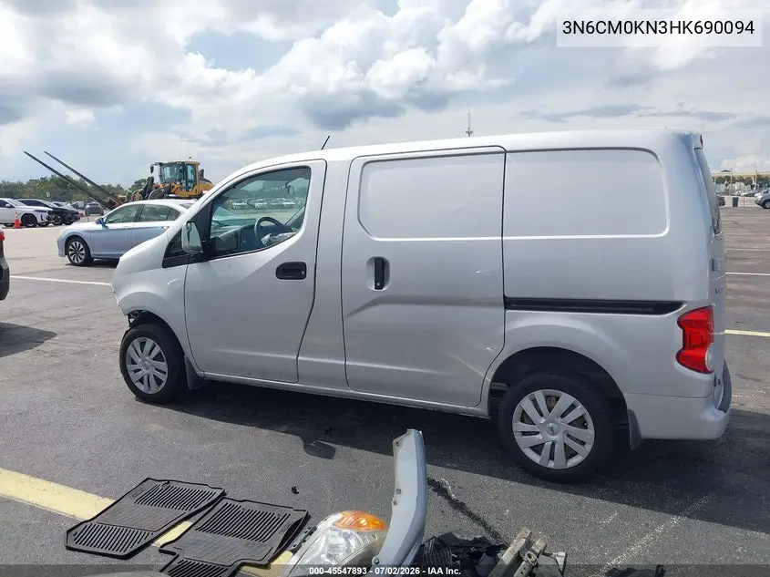 2017 Nissan Nv200 Sv VIN: 3N6CM0KN3HK690094 Lot: 45547893