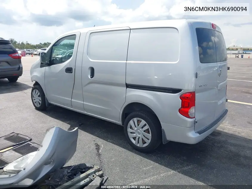 2017 Nissan Nv200 Sv VIN: 3N6CM0KN3HK690094 Lot: 45547893