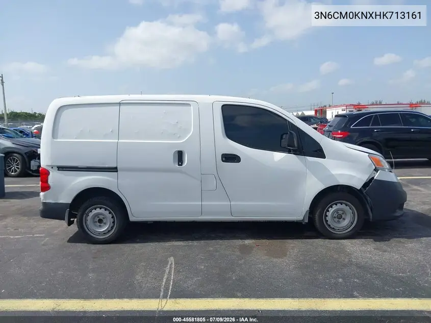 2017 Nissan Nv200 S VIN: 3N6CM0KNXHK713161 Lot: 45581805