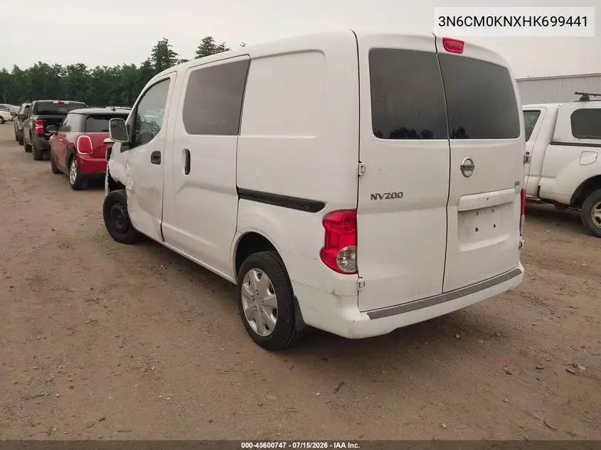 2017 Nissan Nv200 Sv VIN: 3N6CM0KNXHK699441 Lot: 45600747
