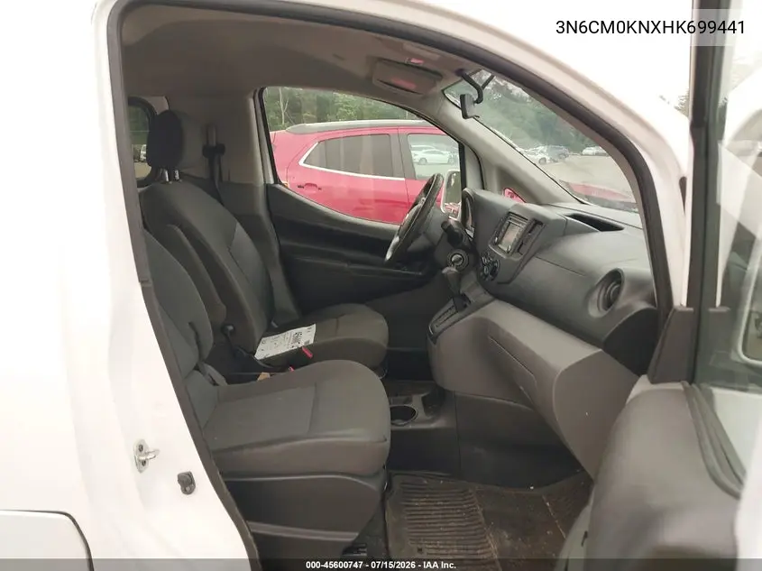 2017 Nissan Nv200 Sv VIN: 3N6CM0KNXHK699441 Lot: 45600747