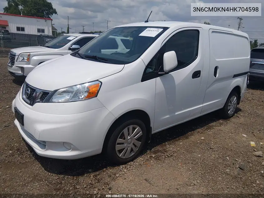 2017 Nissan Nv200 Sv VIN: 3N6CM0KN4HK704598 Lot: 45643775