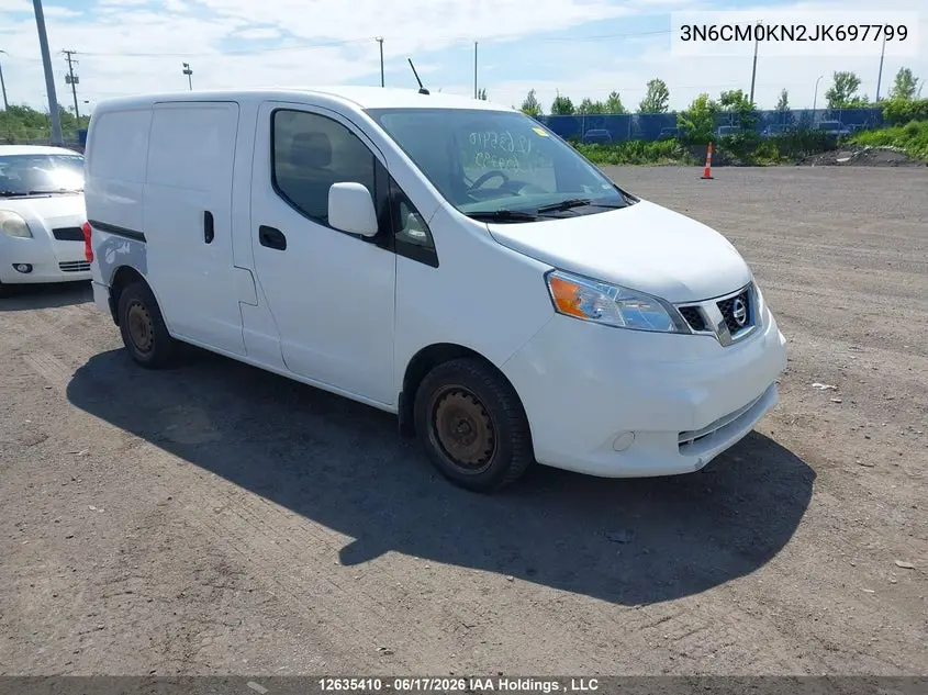 2018 Nissan Nv200 2.5S/2.5Sv VIN: 3N6CM0KN2JK697799 Lot: 12635410
