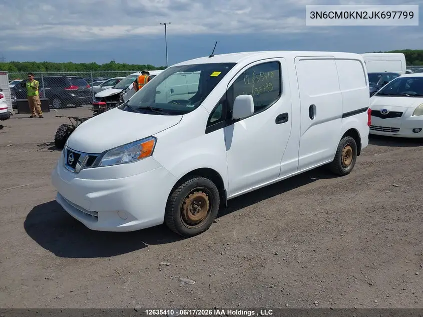 2018 Nissan Nv200 2.5S/2.5Sv VIN: 3N6CM0KN2JK697799 Lot: 12635410