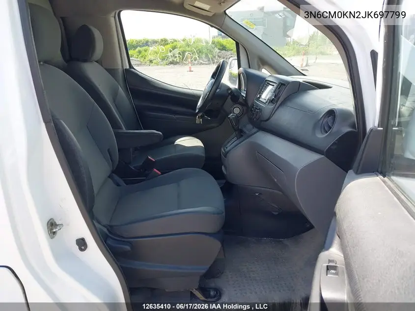 2018 Nissan Nv200 2.5S/2.5Sv VIN: 3N6CM0KN2JK697799 Lot: 12635410
