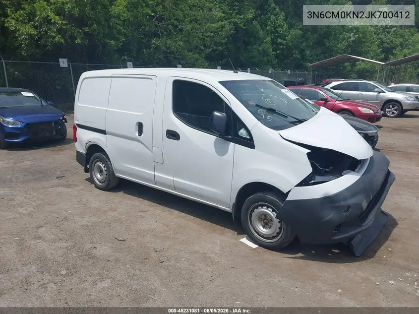 2018 Nissan Nv200 S VIN: 3N6CM0KN2JK700412 Lot: 45231081
