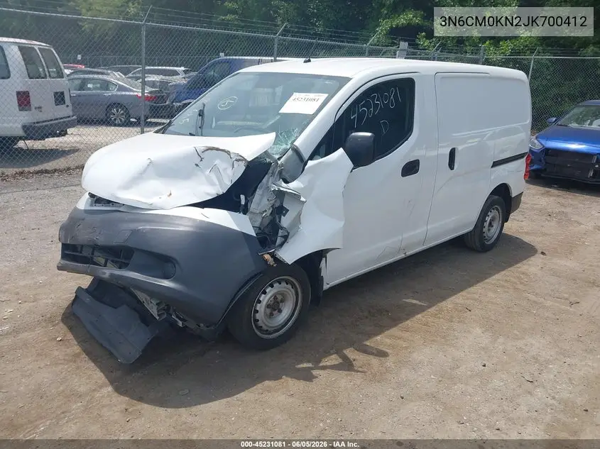 2018 Nissan Nv200 S VIN: 3N6CM0KN2JK700412 Lot: 45231081