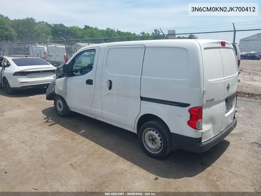 2018 Nissan Nv200 S VIN: 3N6CM0KN2JK700412 Lot: 45231081