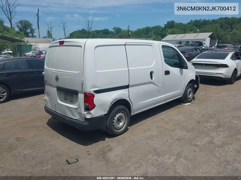 2018 Nissan Nv200 S VIN: 3N6CM0KN2JK700412 Lot: 45231081