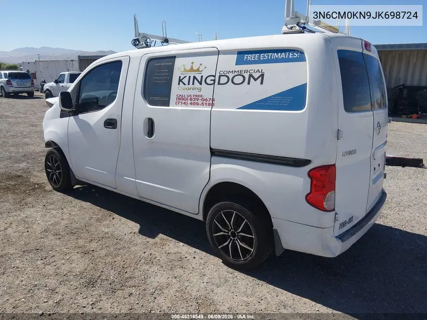 2018 Nissan Nv200 Sv VIN: 3N6CM0KN9JK698724 Lot: 45316549