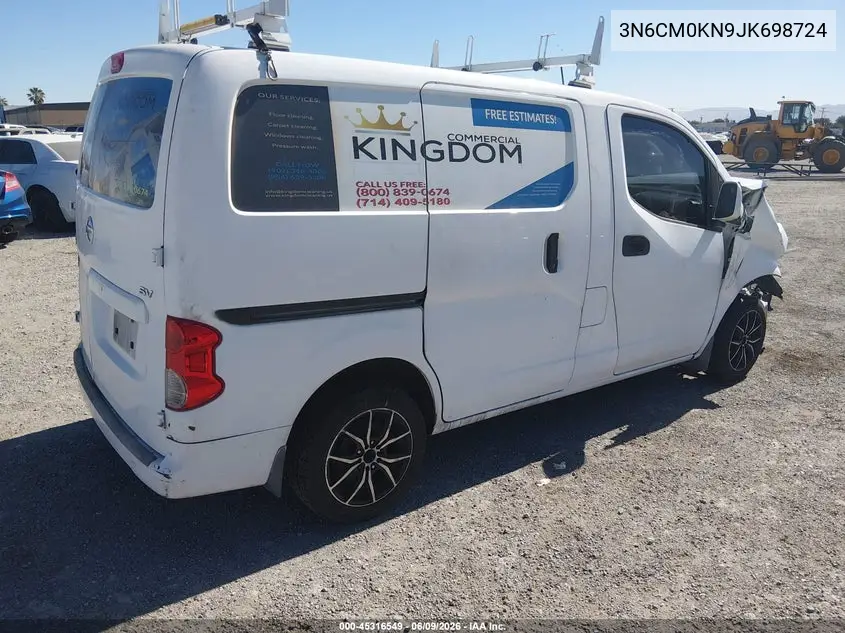 2018 Nissan Nv200 Sv VIN: 3N6CM0KN9JK698724 Lot: 45316549