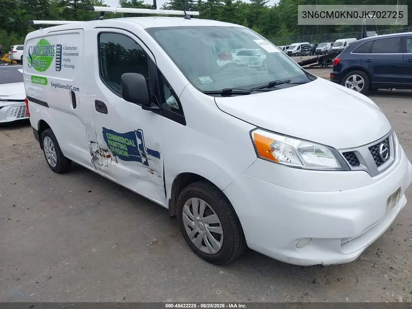2018 Nissan Nv200 S VIN: 3N6CM0KN0JK702725 Lot: 45422225