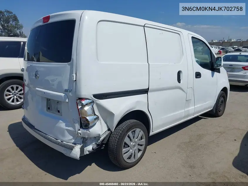 2018 Nissan Nv200 Sv VIN: 3N6CM0KN4JK702758 Lot: 45468460