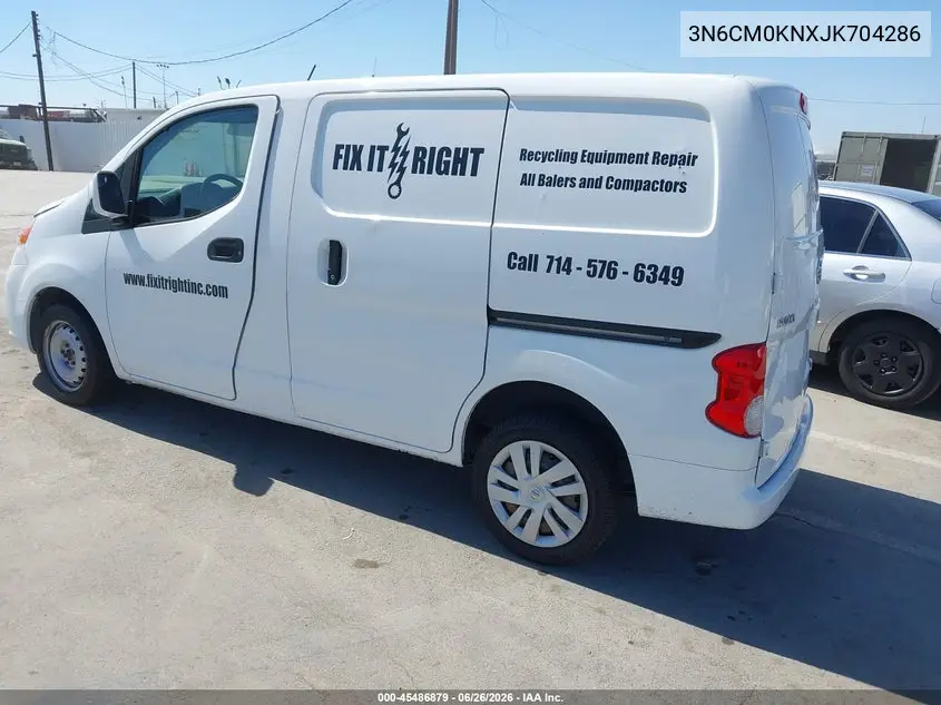 2018 Nissan Nv200 Sv VIN: 3N6CM0KNXJK704286 Lot: 45486879