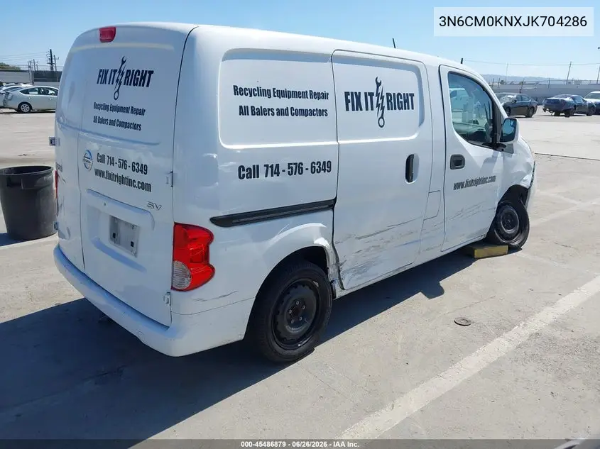 2018 Nissan Nv200 Sv VIN: 3N6CM0KNXJK704286 Lot: 45486879