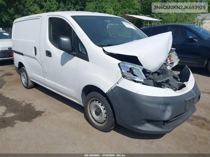 2018 Nissan Nv200 S VIN: 3N6CM0KN2JK693929 Lot: 45539657